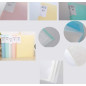 TUKA-i-AKUT Lot de 5 porte-vues A4 en polypropylène massif avec 200 pochettes transparentes (12,7 x 101,6 cm), couverture transl TUKA-i-AKUT Lot de 5 porte-vues A4 en polypropylène massif avec 200 pochettes transparentes (12,7 x 101,6 cm), couverture transl