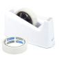 Rapesco 1486 500 Dévidoir de Ruban avec 2 Rouleaux de Ruban Adhésifs, Blanc Rapesco 1486 500 Dévidoir de Ruban avec 2 Rouleaux de Ruban Adhésifs, Blanc