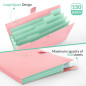 KONVINIT Classeur et trieur à documents format A4 en Polypropylène PP avec 5 compartiments imperméable, souple, et légère, fourn KONVINIT Classeur et trieur à documents format A4 en Polypropylène PP avec 5 compartiments imperméable, souple, et légère, fourn