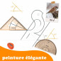 YPLUS Ensemble de Géométrie Complet avec Boussole, Rapporteur Mathématique et Accessoires pour Étudiants - 12 Pièces YPLUS Ensemble de Géométrie Complet avec Boussole, Rapporteur Mathématique et Accessoires pour Étudiants - 12 Pièces