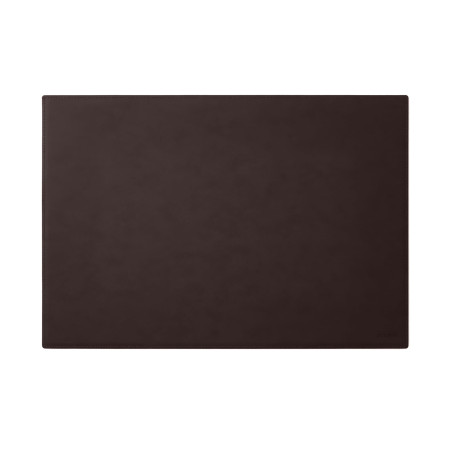 Eglooh - Mercurio - Sous main Bureau en Cuir Marron Brun cm 65x45 - Coutures Artisanales et Fond Antidérapant - Made in Italy