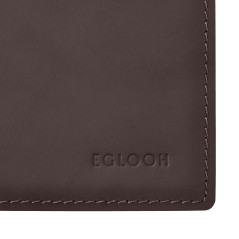 Eglooh - Mercurio - Sous main Bureau en Cuir Marron Brun cm 65x45 - Coutures Artisanales et Fond Antidérapant - Made in Italy