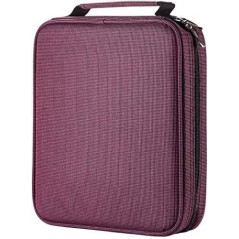 WINSHEA Trousse 120 Fentes Oxford Grande Capacité Porte-Crayon Portable Sac de Rangement Crayons de Couleur Organisés Une Boîte 