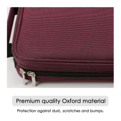 WINSHEA Trousse 120 Fentes Oxford Grande Capacité Porte-Crayon Portable Sac de Rangement Crayons de Couleur Organisés Une Boîte 