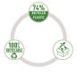 RAPID ECO - Perforatrice 2 Trous en Plastique Recyclé, pour Maison / Bureau / École, Gamme ECO, coloris Noir, 24845300 RAPID ECO - Perforatrice 2 Trous en Plastique Recyclé, pour Maison / Bureau / École, Gamme ECO, coloris Noir, 24845300