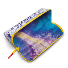 MAPED Tousse ouverture XXL, réversible et personnalisable. En polyester. Dim 22x6cm Modèle trendy rose