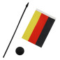 AZ FLAG - Drapeau De Table Allemagne - 15x10 cm - Mini Drapeau Allemand De Bureau 100% Polyester Avec Hampe De 25cm Et Socle En AZ FLAG - Drapeau De Table Allemagne - 15x10 cm - Mini Drapeau Allemand De Bureau 100% Polyester Avec Hampe De 25cm Et Socle En