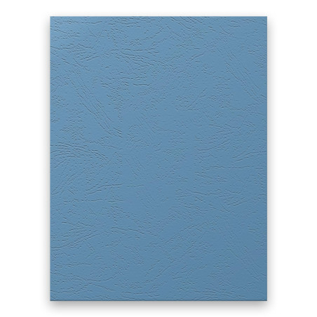 RAYSON Couvertures de reliure en cuir, A4, 230 g/m², couvertures avant et arrière bleues, paquet de 100