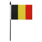 AZ FLAG - Drapeau De Table Belgique - 15x10 cm - Mini Drapeau Belge De Bureau 100% Polyester Avec Hampe De 25cm Et Socle En Plas AZ FLAG - Drapeau De Table Belgique - 15x10 cm - Mini Drapeau Belge De Bureau 100% Polyester Avec Hampe De 25cm Et Socle En Plas