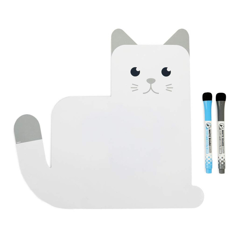 Balvi Tableau frigo magnétique Meow! Couleur Blanc Tableau de Planification Original idéal pour Les r Balvi Tableau frigo magnétique Meow! Couleur Blanc Tableau de Planification Original idéal pour Les r