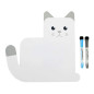 Balvi Tableau frigo magnétique Meow! Couleur Blanc Tableau de Planification Original idéal pour Les r Balvi Tableau frigo magnétique Meow! Couleur Blanc Tableau de Planification Original idéal pour Les r
