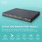 DIGITUS PoE+ Injecteur - 24 ports - IEEE802.3at - 10 Gbit/s - rack 19 pouces - 370 Watt total - jusqu'à 30 Watt/port DIGITUS PoE+ Injecteur - 24 ports - IEEE802.3at - 10 Gbit/s - rack 19 pouces - 370 Watt total - jusqu'à 30 Watt/port