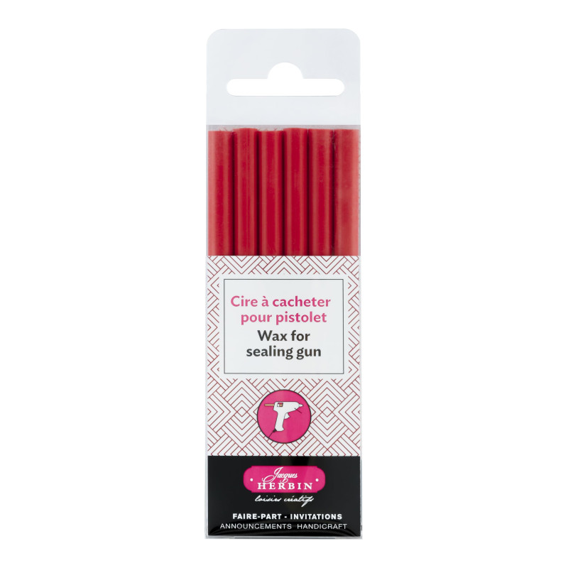 Herbin 35856T - Un Paquet de 6 Batons de Cire Spéciale pour Pistolet, Citrouille Herbin 35856T - Un Paquet de 6 Batons de Cire Spéciale pour Pistolet, Citrouille