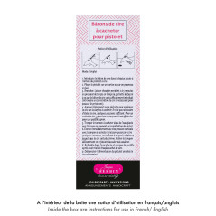 Herbin 35856T - Un Paquet de 6 Batons de Cire Spéciale pour Pistolet, Citrouille