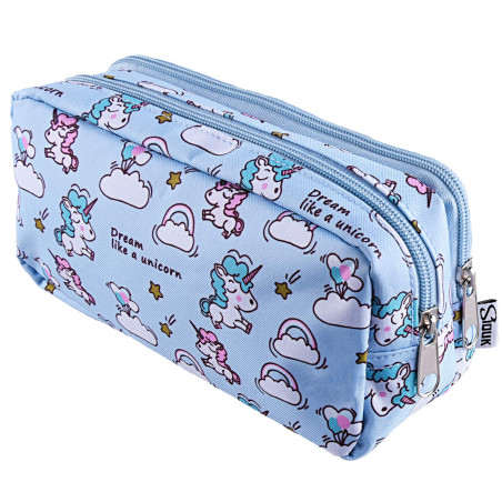 SIQUK Étui à Crayons Licorne de Grande capacité Pochette à Crayons Sac à Crayons pour Les Filles