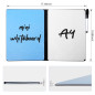 Portable AGM A4 Tableau Blanc Double Face, Tableau Blanc Effaçable à Sec, Facile à Nettoyer, Effaçable à Sec, Convient pour Le B Portable AGM A4 Tableau Blanc Double Face, Tableau Blanc Effaçable à Sec, Facile à Nettoyer, Effaçable à Sec, Convient pour Le B