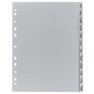 Exacompta - Réf 1812B - Intercalaires en polypropylène gris - 12 touches imprimées janvier à décembre en allemand - adapté pour Exacompta - Réf 1812B - Intercalaires en polypropylène gris - 12 touches imprimées janvier à décembre en allemand - adapté pour
