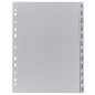 Exacompta - Réf 1812B - Intercalaires en polypropylène gris - 12 touches imprimées janvier à décembre en allemand - adapté pour Exacompta - Réf 1812B - Intercalaires en polypropylène gris - 12 touches imprimées janvier à décembre en allemand - adapté pour