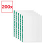Esselte Pochettes A4 Perforées, Polyéthylène 200 Pochettes, 34 Microns, Embossées avec Dos Vert Renforcé, Idéales pour les Class Esselte Pochettes A4 Perforées, Polyéthylène 200 Pochettes, 34 Microns, Embossées avec Dos Vert Renforcé, Idéales pour les Class