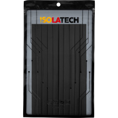 ISOLATECH Gaine Thermorétractable Set - Ø10mm x 2m (10 pcs x 20cm) - Noir - Rapport de Rétraction 2:1 - Sans Adhésif & Sans Marq