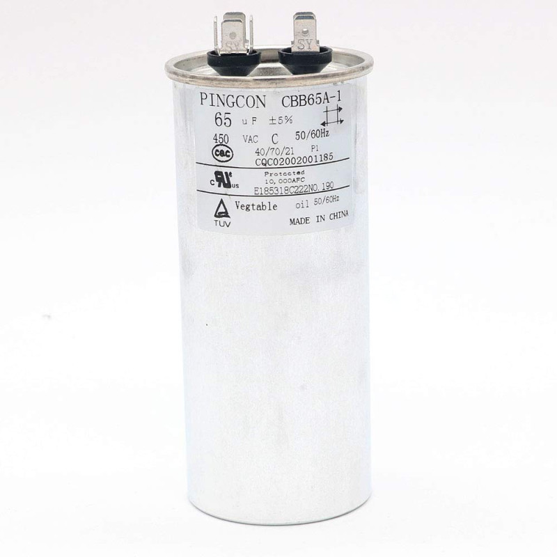 DollaTek 65uF CBB65 Moteur à condensateur fonctionnant pour climatiseur 450VAC SH 40/70/21 50 / 60Hz