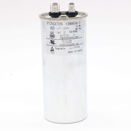 DollaTek 65uF CBB65 Moteur à condensateur fonctionnant pour climatiseur 450VAC SH 40/70/21 50 / 60Hz