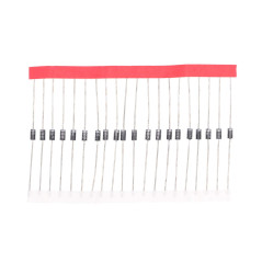 HUABAN 100 pièces 1N4002 Diode de redressement 1A 100V DO-41 (DO-204AL) Axial 4002 1 Amp 100 Volt