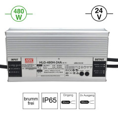 Unbekannt HLG-480H-24A : Mean Well Alimentation LED 480 W 24 V IP65 Tension et Courant réglables 24 V 480 W