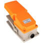 GUUZI Interrupteur à Pied Momentané en Métal Robuste Interrupteur à Pédale d'alimentation électrique Momentané SPDT NO NC 0~380V