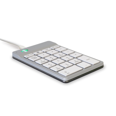 R-Go Break, Clavier numérique, USB Numpad Externe, Pavé numérique Clavier supplémentaire, avec Logiciel de Pause Anti-RSI, Filai