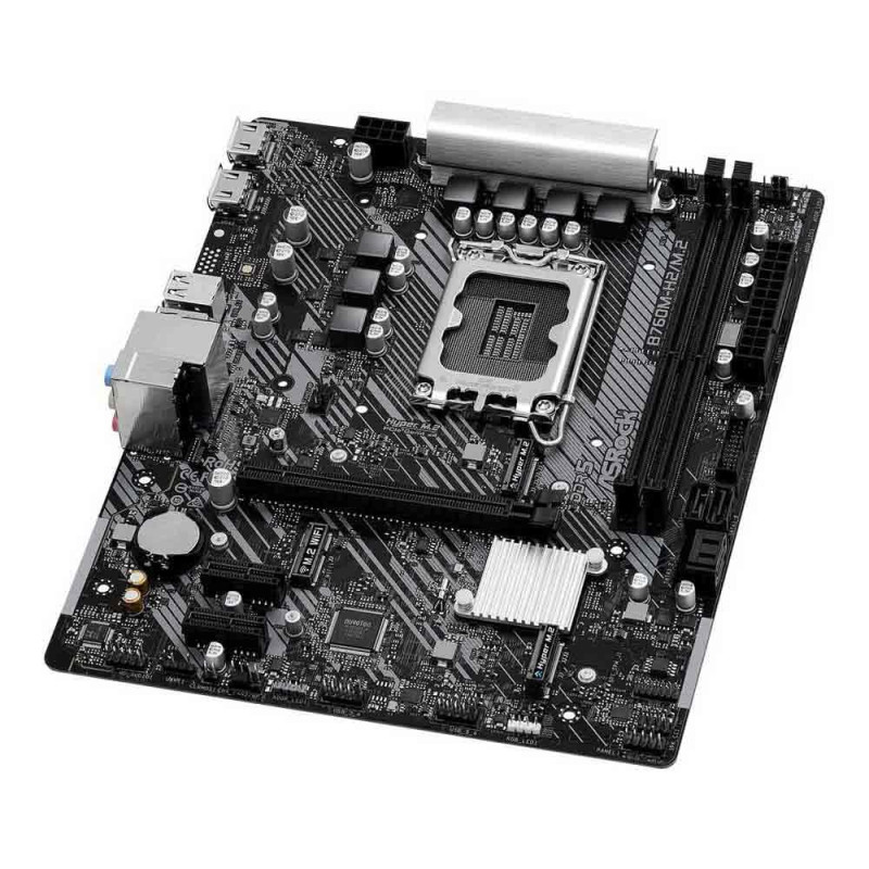 ASROCK B760M-H2/M.2, Intel B760, 1700, Micro ATX, 2 DDR5, 2 HDMI, 2.5G LAN, PCIe4, 2X M.2 ASROCK B760M-H2/M.2, Intel B760, 1700, Micro ATX, 2 DDR5, 2 HDMI, 2.5G LAN, PCIe4, 2X M.2