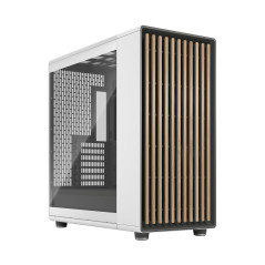 Fractal Design North XL Chalk White TG- Boîtier PC Gaming Grande Tour EATX à Flux d'air – Trois Ventilateurs Aspect PWM de 140 m