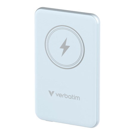 Verbatim Magnetic Power Bank 5000mAh Wireless Charger 15W 20W PD per USB-C, Powerbank Small and Magnetic Power Bank for iPhone 1