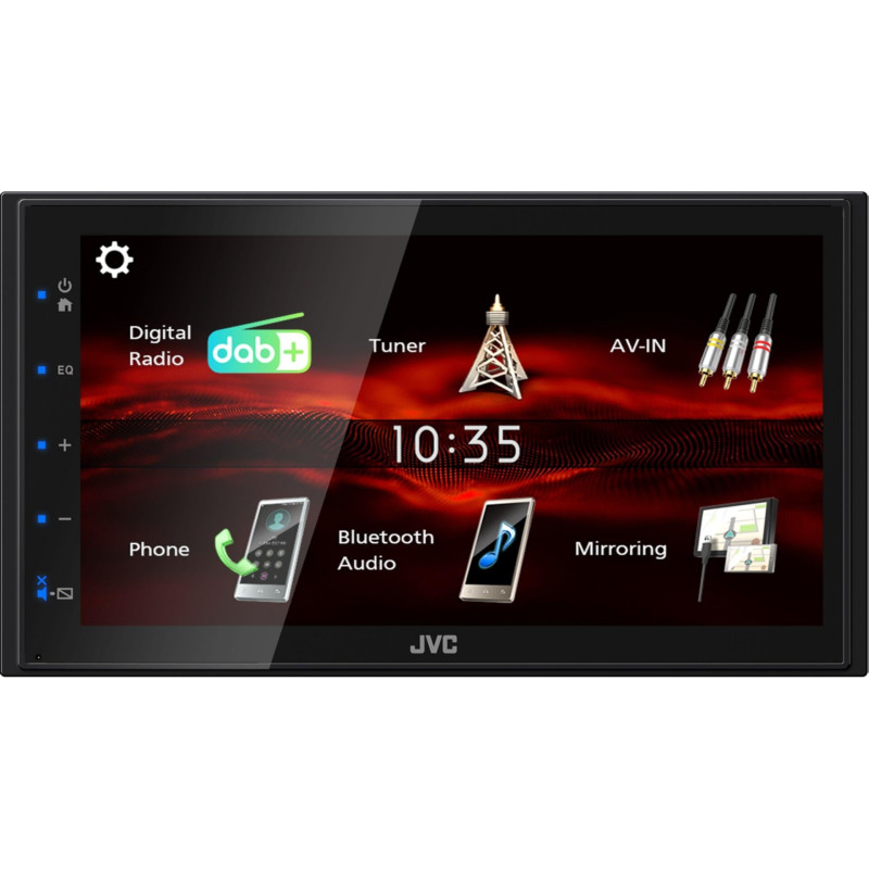 JVC KW-M180DBT -Autoradio multimédia avec écran capacitif 17,3 cm (6,8 Pouces) Démarrage Rapide et Mirroring Android Via USB (4 JVC KW-M180DBT -Autoradio multimédia avec écran capacitif 17,3 cm (6,8 Pouces) Démarrage Rapide et Mirroring Android Via USB (4