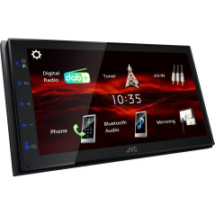 JVC KW-M180DBT -Autoradio multimédia avec écran capacitif 17,3 cm (6,8 Pouces) Démarrage Rapide et Mirroring Android Via USB (4 