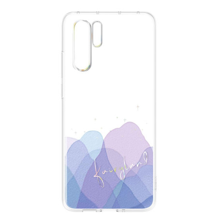 HUAWEI Coque Rigide Transparente Iridescent Fairyland pour P30 Pro