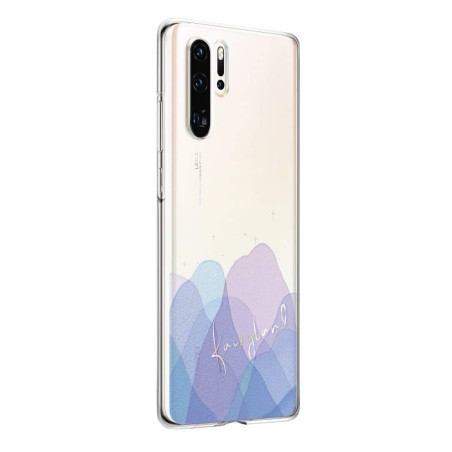 HUAWEI Coque Rigide Transparente Iridescent Fairyland pour P30 Pro