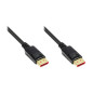 Good Connections Premium Câble DisplayPort 1.4 avec Verrouillage et 3 connecteurs plaqués Or 8 K @ 60 Hz 4 K @ 240 Hz Noir 3 m Good Connections Premium Câble DisplayPort 1.4 avec Verrouillage et 3 connecteurs plaqués Or 8 K @ 60 Hz 4 K @ 240 Hz Noir 3 m