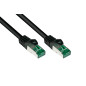 Good Connections Câble Patch d'extérieur catégorie 6A - IP66-10-GIGABIT - Conducteur en cuivre/CU - S/FTP - 500 MHz - pour l'ext Good Connections Câble Patch d'extérieur catégorie 6A - IP66-10-GIGABIT - Conducteur en cuivre/CU - S/FTP - 500 MHz - pour l'ext