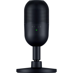 Razer Seiren V3 Mini - Microphone USB ultra-compact (microphone à condensateur 14 mm, directivité supercardioïde, détecteur de m