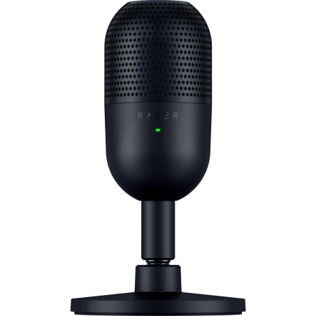 Razer Seiren V3 Mini - Microphone USB ultra-compact (microphone à condensateur 14 mm, directivité supercardioïde, détecteur de m