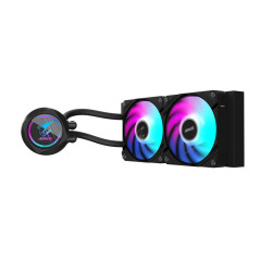 GIGABYTE AORUS WATERFORCE II 240 Refroidisseur Liquide pour processeur AIO - 2X Ventilateurs ARGB de 120 mm, mécanisme d'emboîte