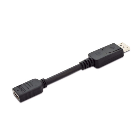 Digitus Displayport Câble Adaptateur 0,15 m Noir