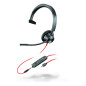 Poly Headset Blackwire C3315-M Mono USB-C/A & 3,5 mm Teams