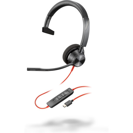 ATI HP Poly Micro Casque Blackwire 3310 Monaural Usb C