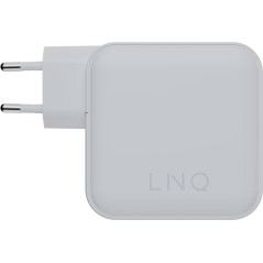 LINQ Connects, Chargeur de Maison 140W, Technologie GaN2, Connexion USB-C, Technologie de Charge Rapide, 3 Ports