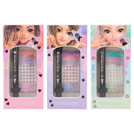 Depesche 1 stylo de tatouage TOPModel avec strass Beauty and Me 12745