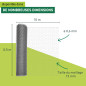 Windhager Treillis galvanisé pour Petits Animaux 0,5 x 10 m, Environ 13 mm Windhager Treillis galvanisé pour Petits Animaux 0,5 x 10 m, Environ 13 mm