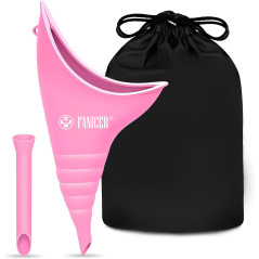 Yagaspantery Urinoir Femme, Pisse Debout pour Femme,Urinoir Portable pour Femme réutilisable,Urinoir en Entonnoir pour en Plein