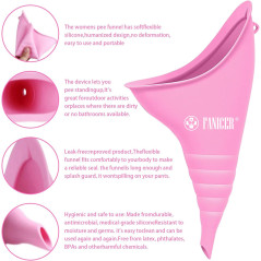 Yagaspantery Urinoir Femme, Pisse Debout pour Femme,Urinoir Portable pour Femme réutilisable,Urinoir en Entonnoir pour en Plein 